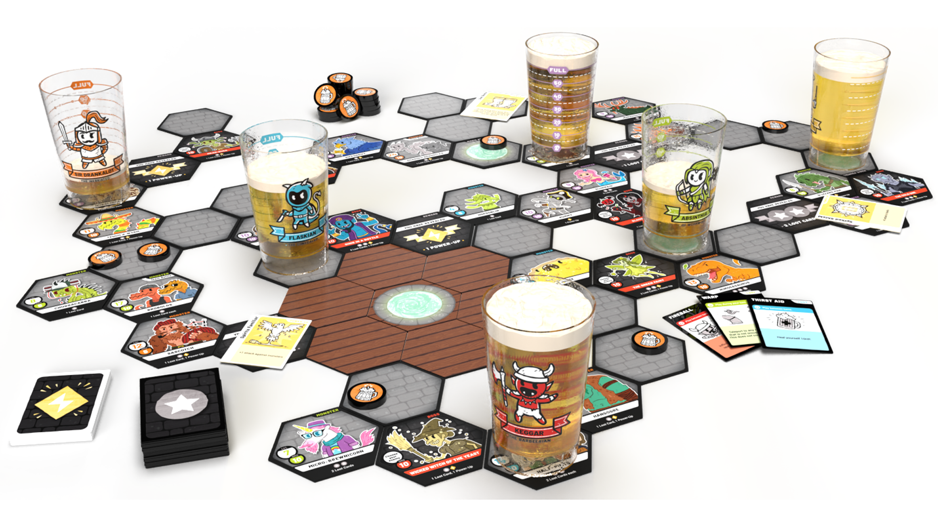 Heroes of Barcadia is a drinking dungeoncrawler that wants to be fun